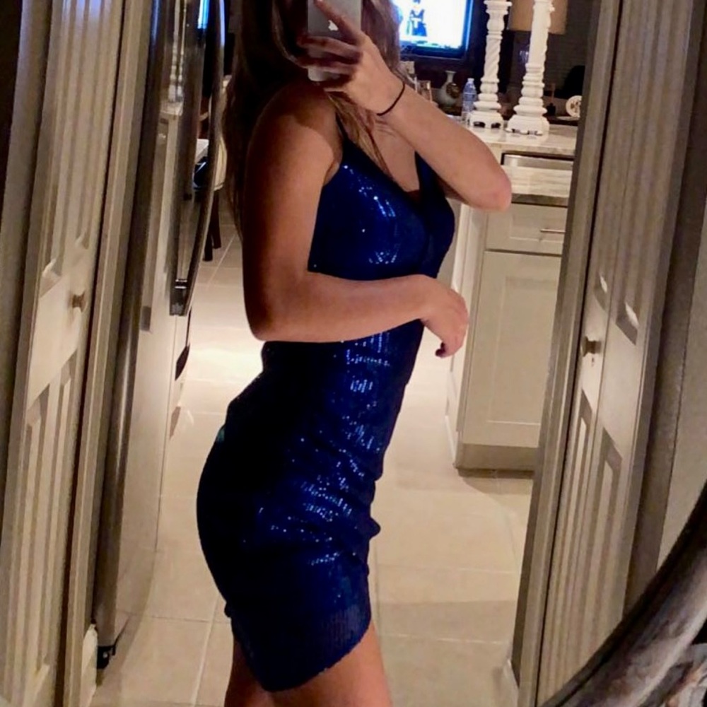*HOCO* NEW with tags. blue. Small